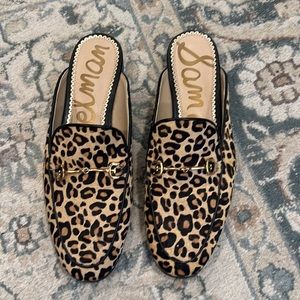 Calf Hair Spotted Bit Mules